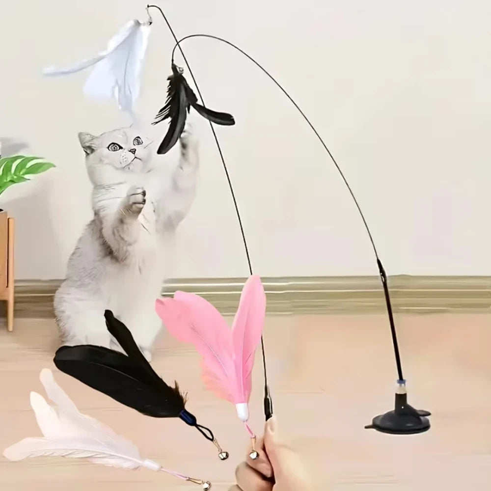 Cat Feather Bell Toy