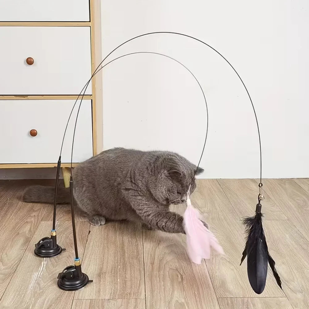 Cat Feather Bell Toy